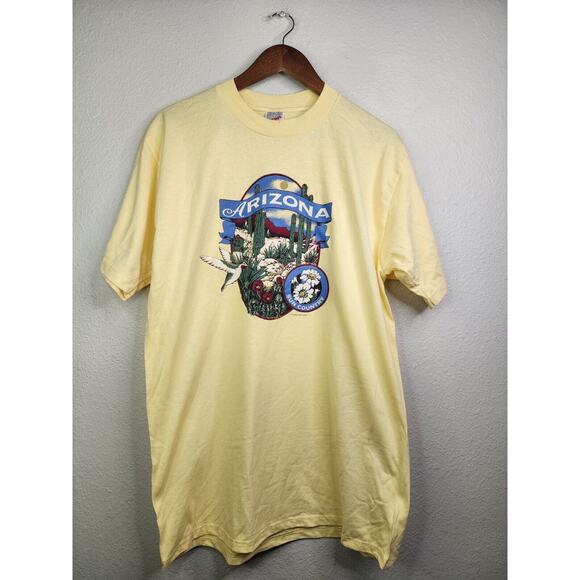 Vintage Arizona Sun County Shirt Tee Nature Graphic Jerzees VTG 1990s 90s Large - Picture 1 of 9